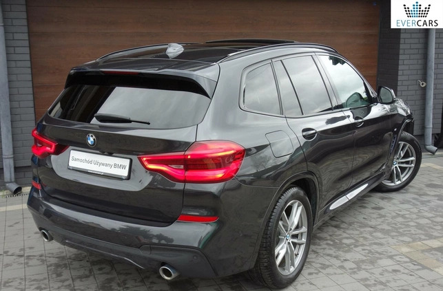 BMW X3 cena 135900 przebieg: 155000, rok produkcji 2018 z Pisz małe 781